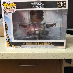 NWT Funko Pop! Rides Shuri in Black and Red Sunbird